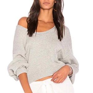 Free People Perfect Day Pullover Sweater  - Heather Gray Small